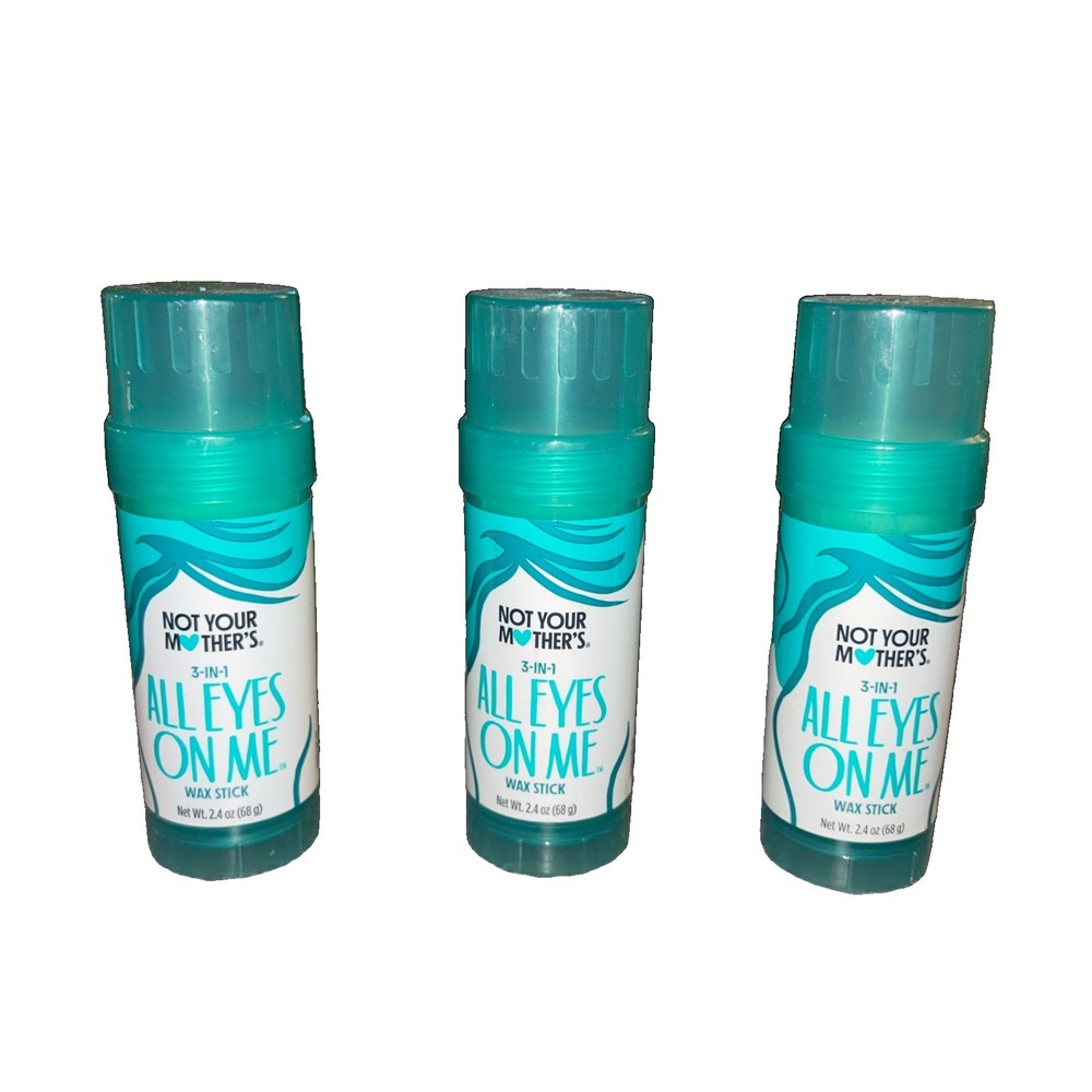 3PK Not Your Mothers 3 in 1 All Eyes On Me Wax Stick ~ 2.4 oz EA ~ NEW ~FASTSHIP